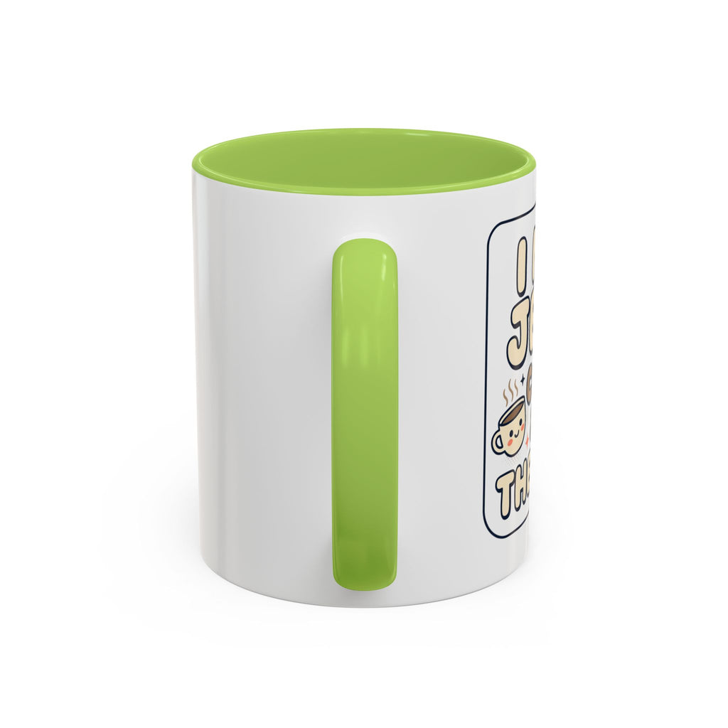 I Need Jesus, Coffee & My Therapist Accent Coffee Mug — Funny Christian Gift