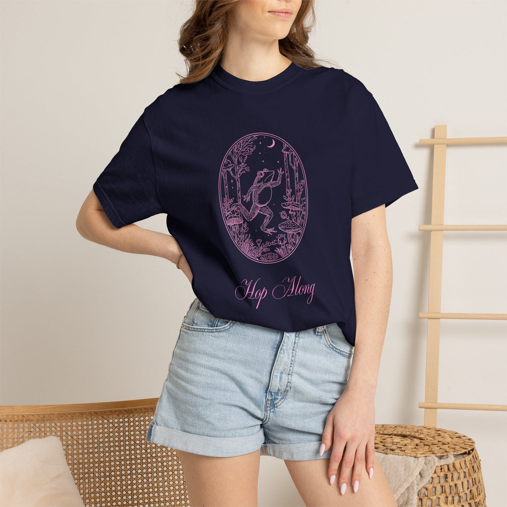 Vintage Floral Oval 'Stay Wavy' T-Shirt
