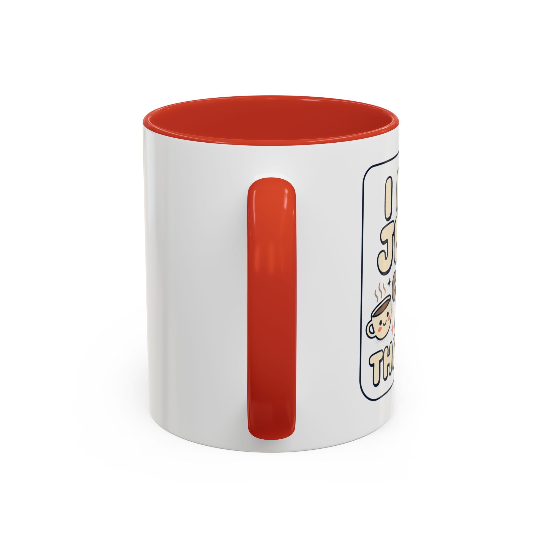 I Need Jesus, Coffee & My Therapist Accent Coffee Mug — Funny Christian Gift