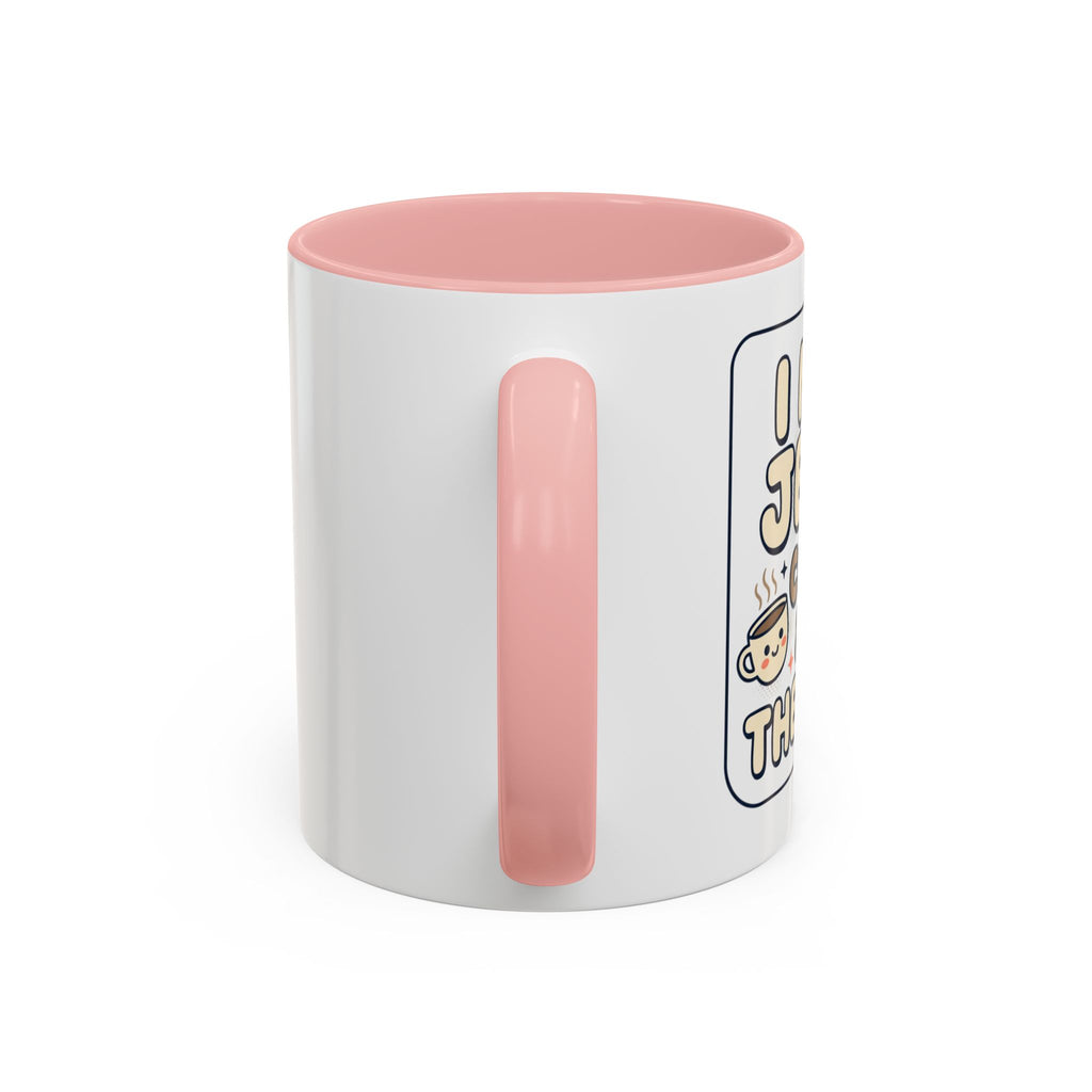 I Need Jesus, Coffee & My Therapist Accent Coffee Mug — Funny Christian Gift