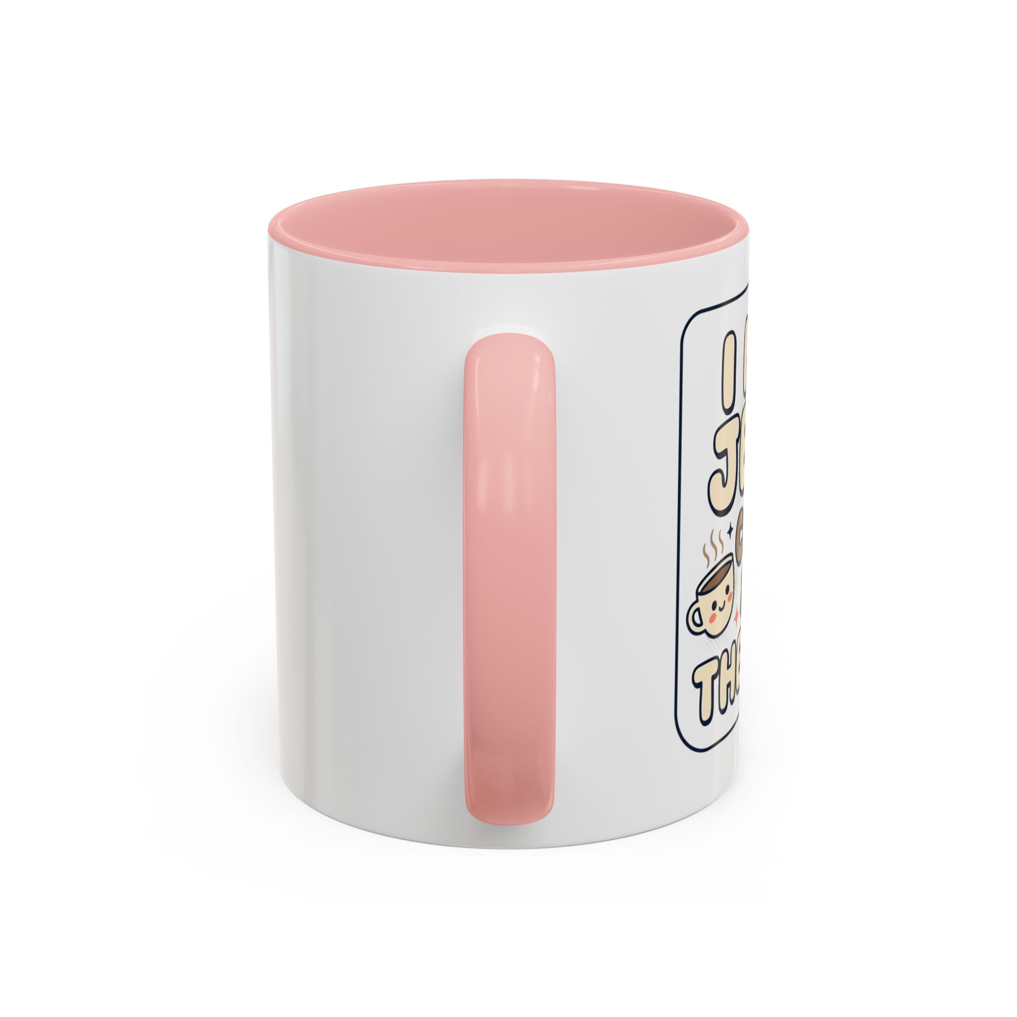 I Need Jesus, Coffee & My Therapist Accent Coffee Mug — Funny Christian Gift