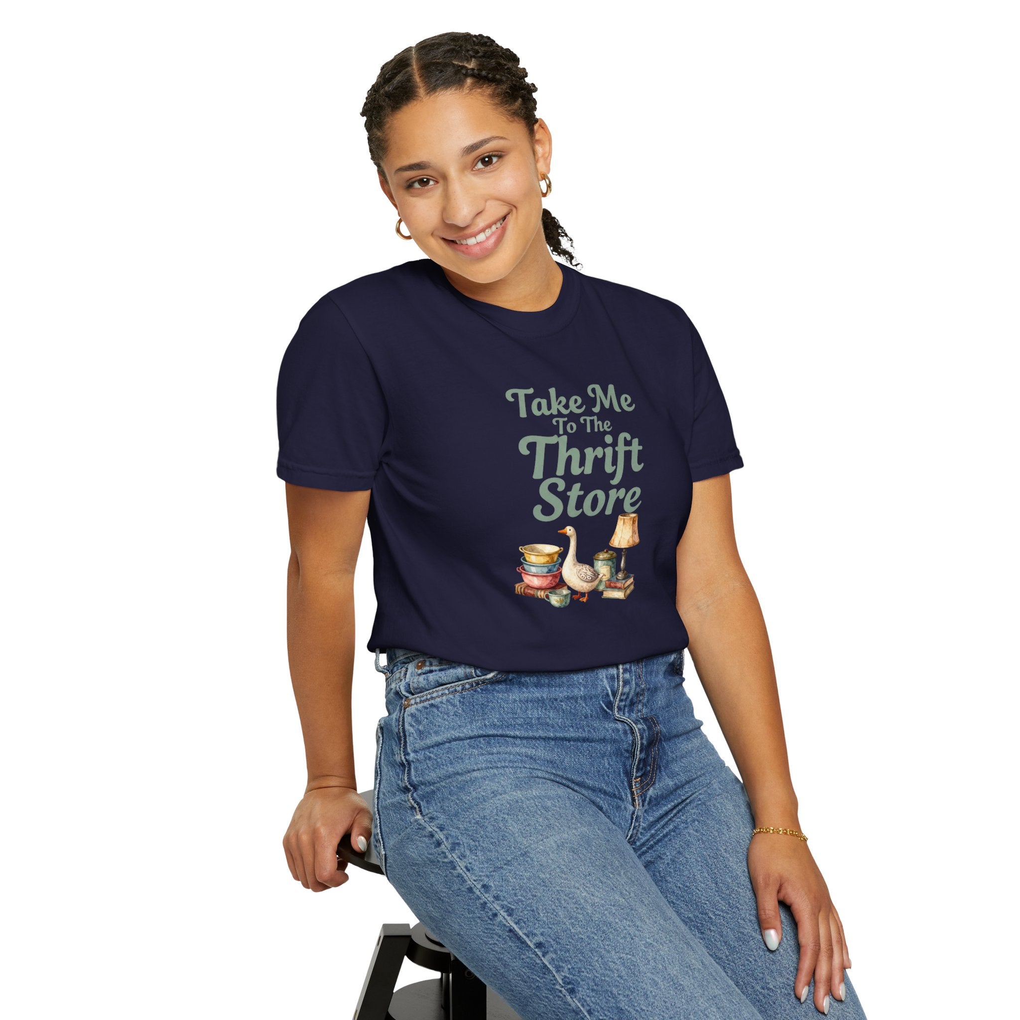 Take Me to the Thrift Store T-Shirt — Vintage Thrifting Graphic Tee