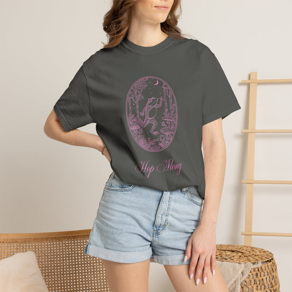 Vintage Floral Oval 'Stay Wavy' T-Shirt