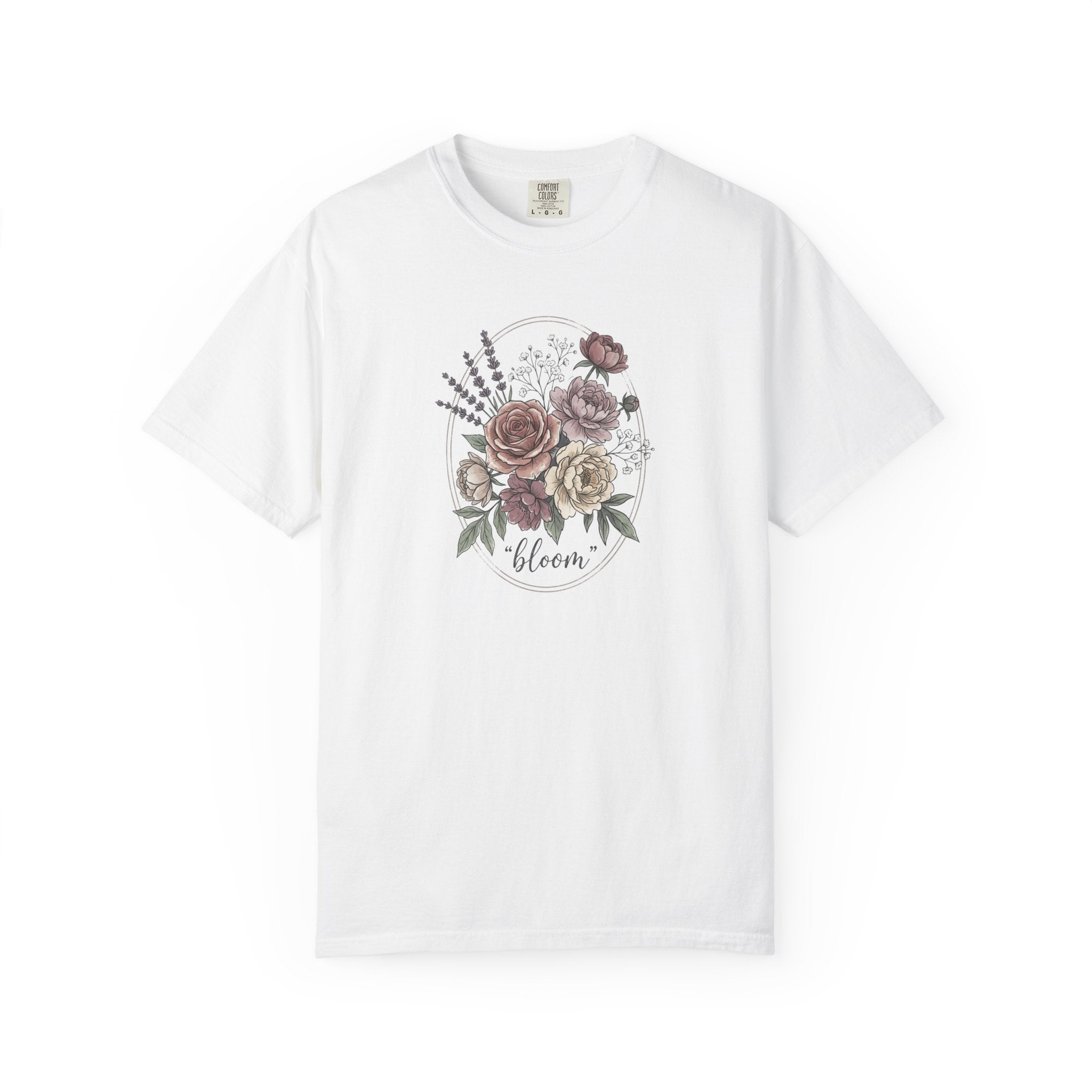 Bloom Floral T-Shirt — Vintage Rose Bouquet Tee