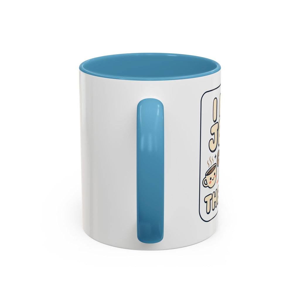 I Need Jesus, Coffee & My Therapist Accent Coffee Mug — Funny Christian Gift