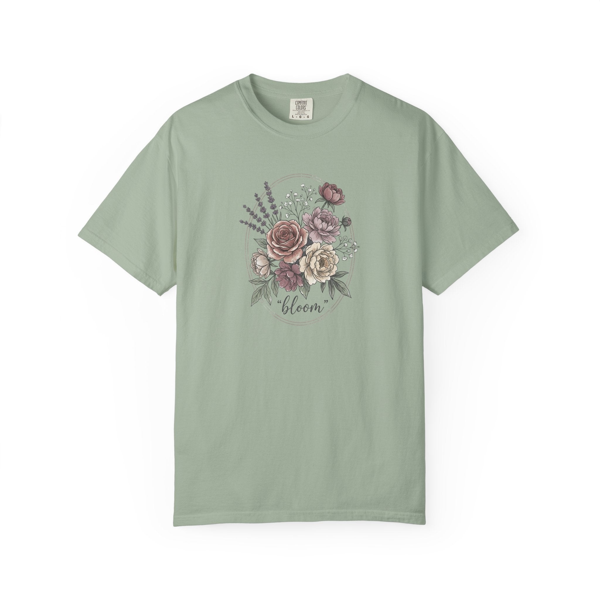 Bloom Floral T-Shirt — Vintage Rose Bouquet Tee