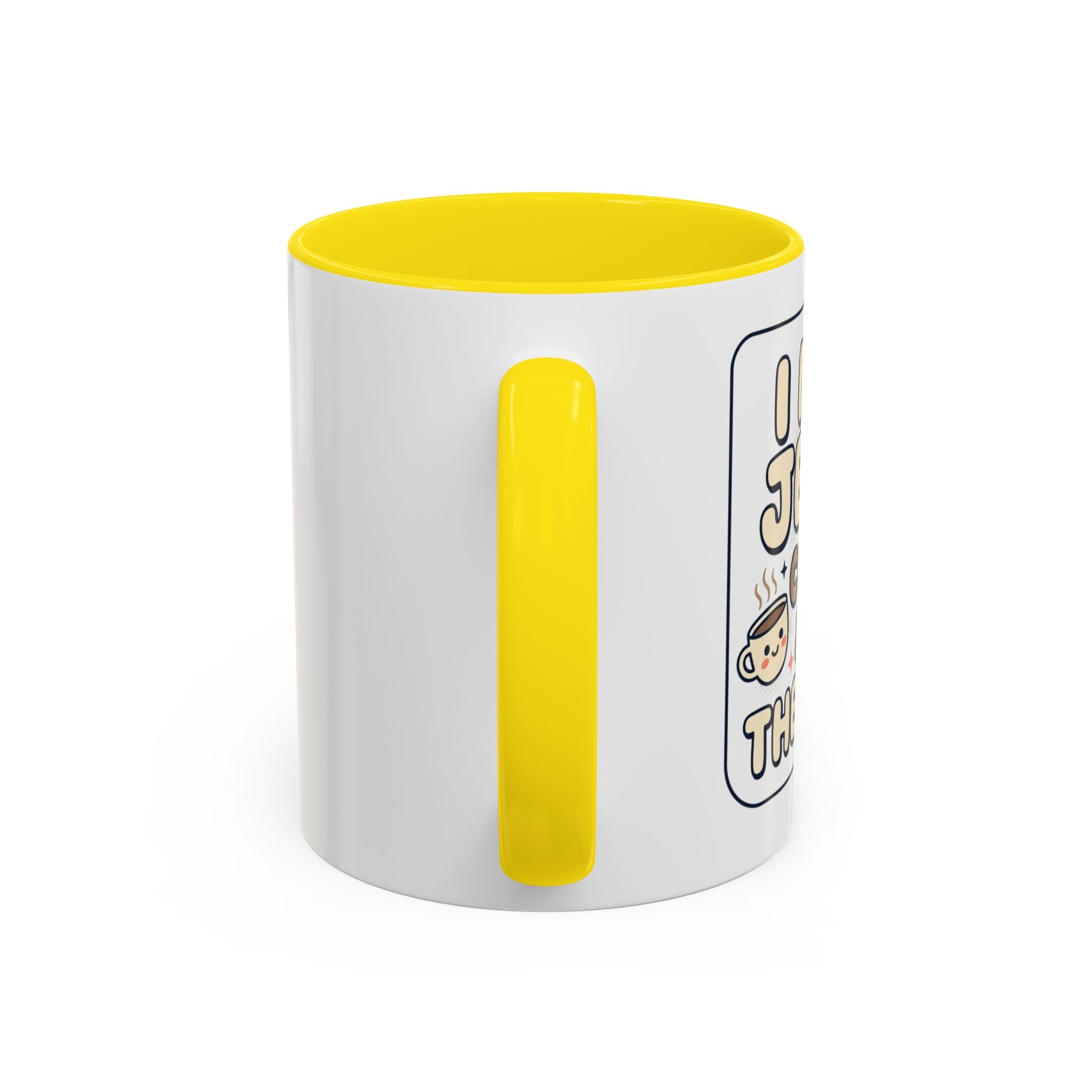 I Need Jesus, Coffee & My Therapist Accent Coffee Mug — Funny Christian Gift