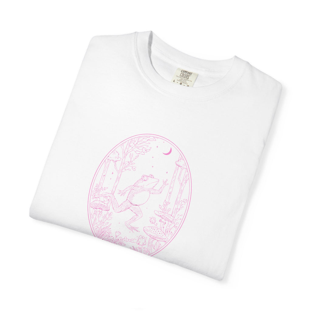 Vintage Floral Oval 'Stay Wavy' T-Shirt