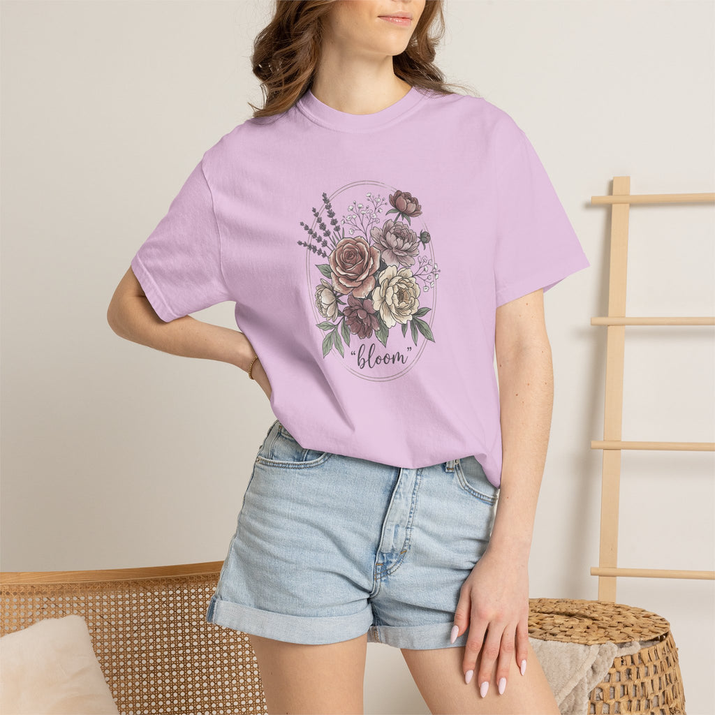 Bloom Floral T-Shirt — Vintage Rose Bouquet Tee