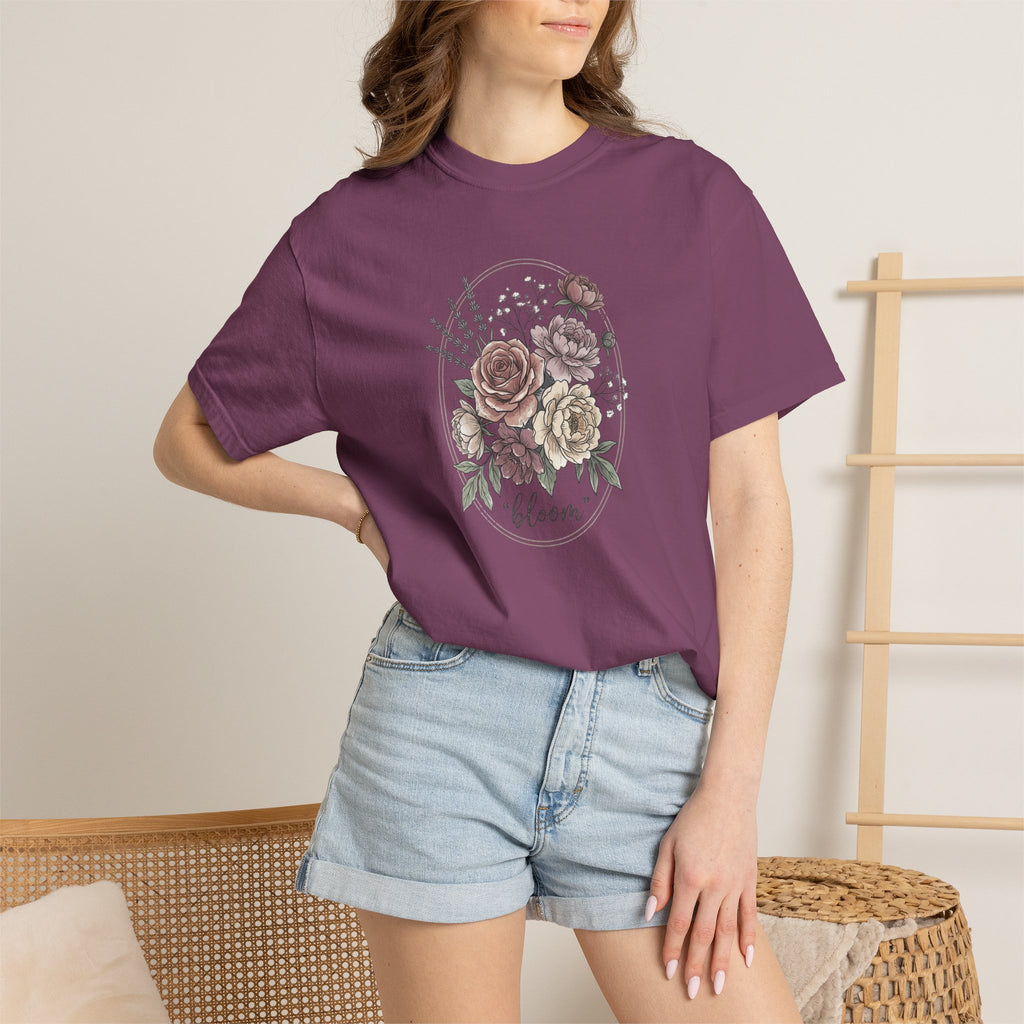 Bloom Floral T-Shirt — Vintage Rose Bouquet Tee