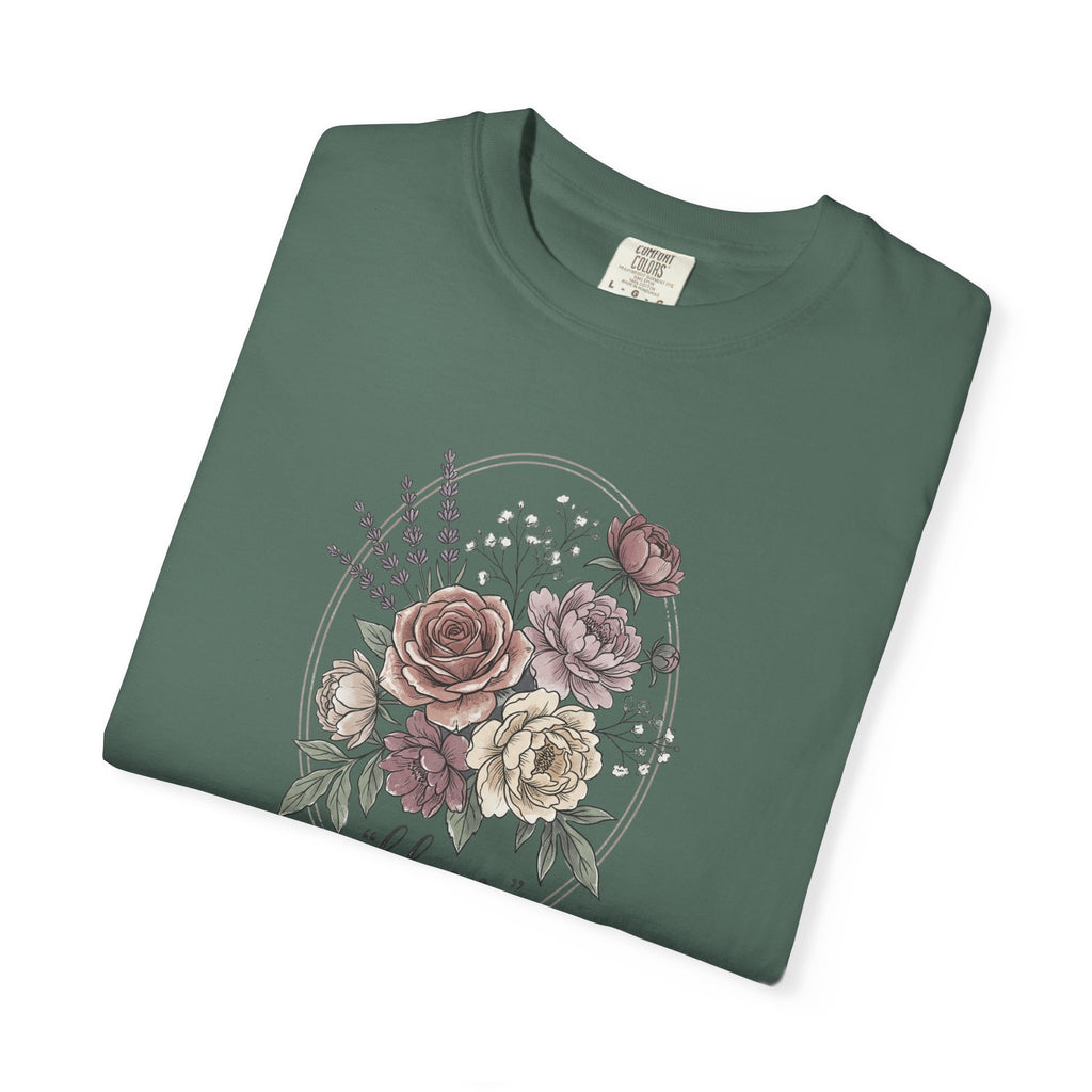 Bloom Floral T-Shirt — Vintage Rose Bouquet Tee
