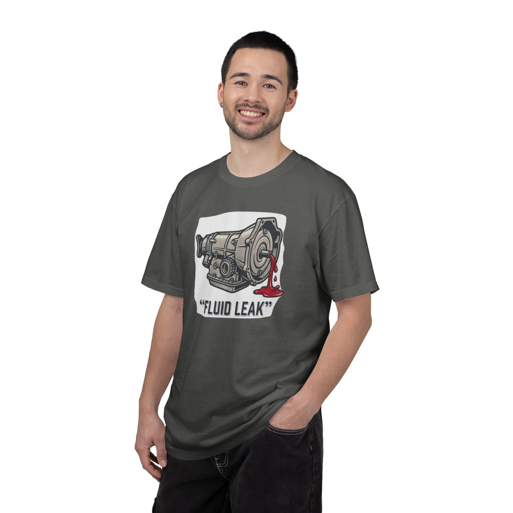 Transmission 'Fluid Leak' T-Shirt — Funny Mechanic Auto Humor Tee