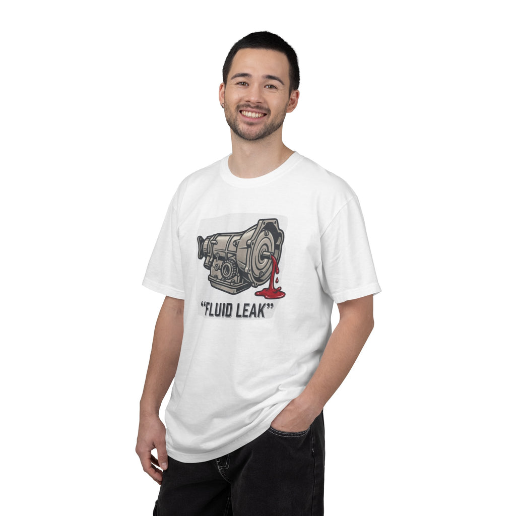 Transmission 'Fluid Leak' T-Shirt — Funny Mechanic Auto Humor Tee