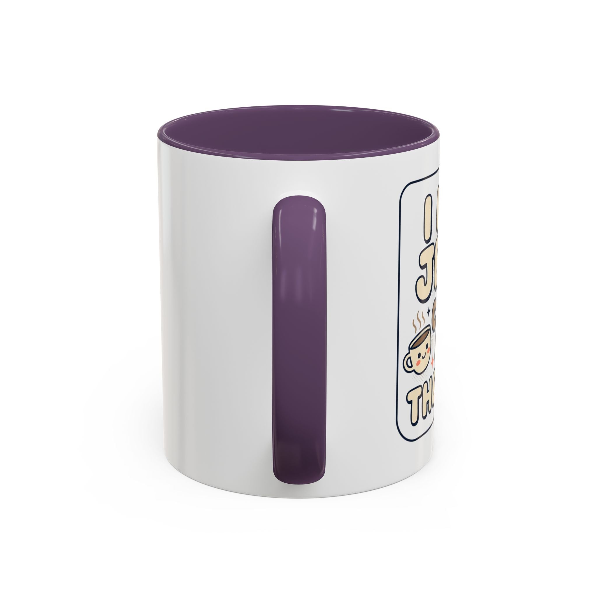 I Need Jesus, Coffee & My Therapist Accent Coffee Mug — Funny Christian Gift