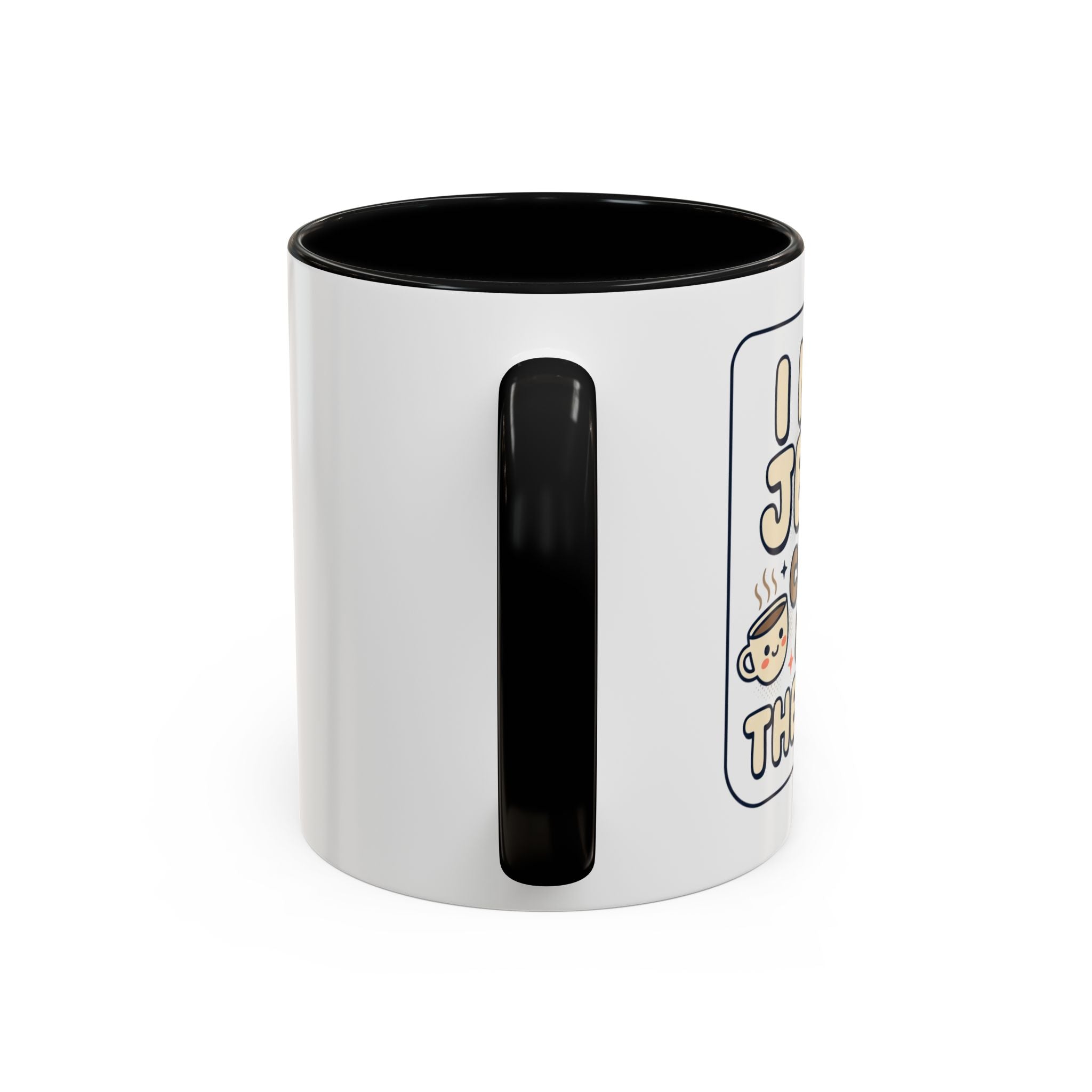I Need Jesus, Coffee & My Therapist Accent Coffee Mug — Funny Christian Gift